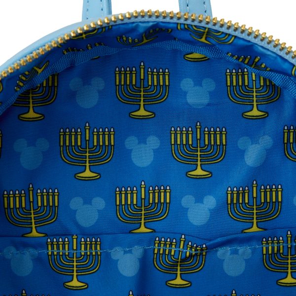 Disney Loungefly - Sac à dos Mickey Happy Hanukkah Menorah