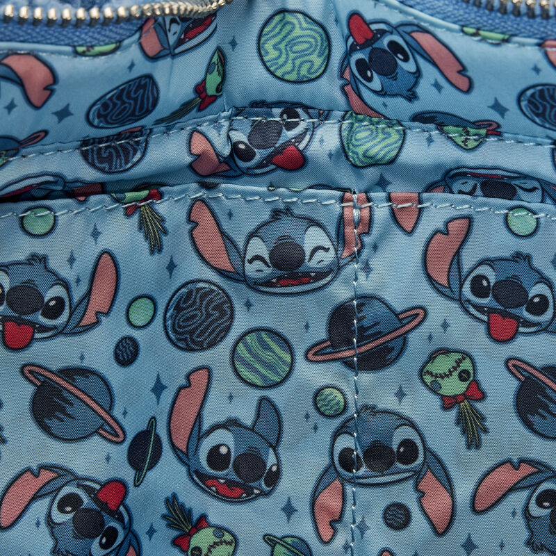 Disney - Loungefly - Sac à main & Porte monnaie Stitch Plush With Coin