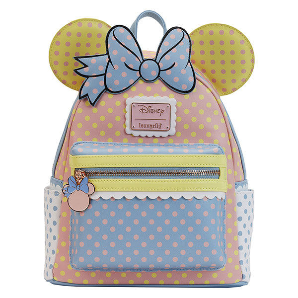 Disney - Loungefly - Sac à Dos Minnie Pastel Color Block Dots