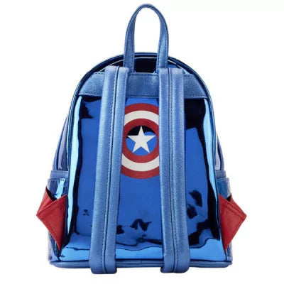 Marvel - Loungefly - Sac à dos Shine Captain America Cosplay