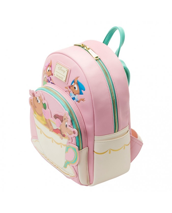 Disney - Loungefly - Sac à dos Cindirella Gus Gus and Jack Teacup