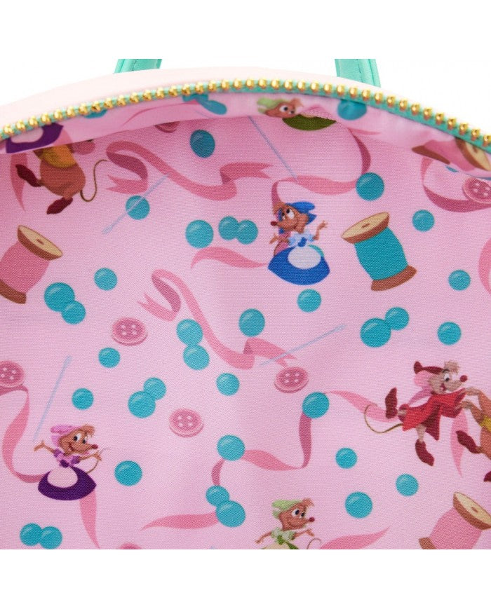 Disney - Loungefly - Sac à dos Cindirella Gus Gus and Jack Teacup